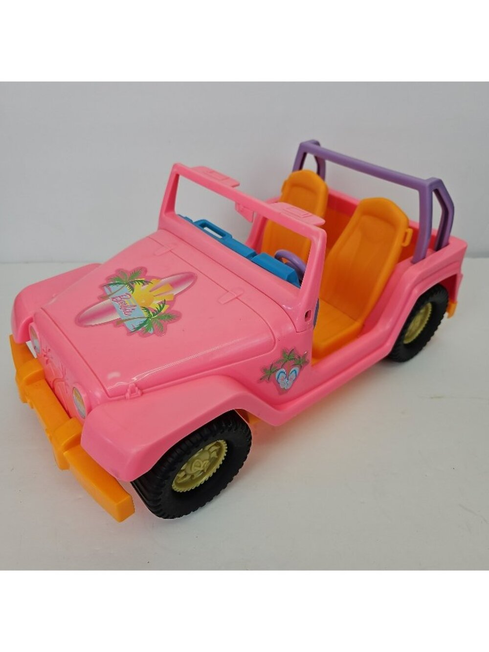 Vintage 2008 Mattel Barbie Malibu Beach Party Cruiser Kids Toy Pink Car